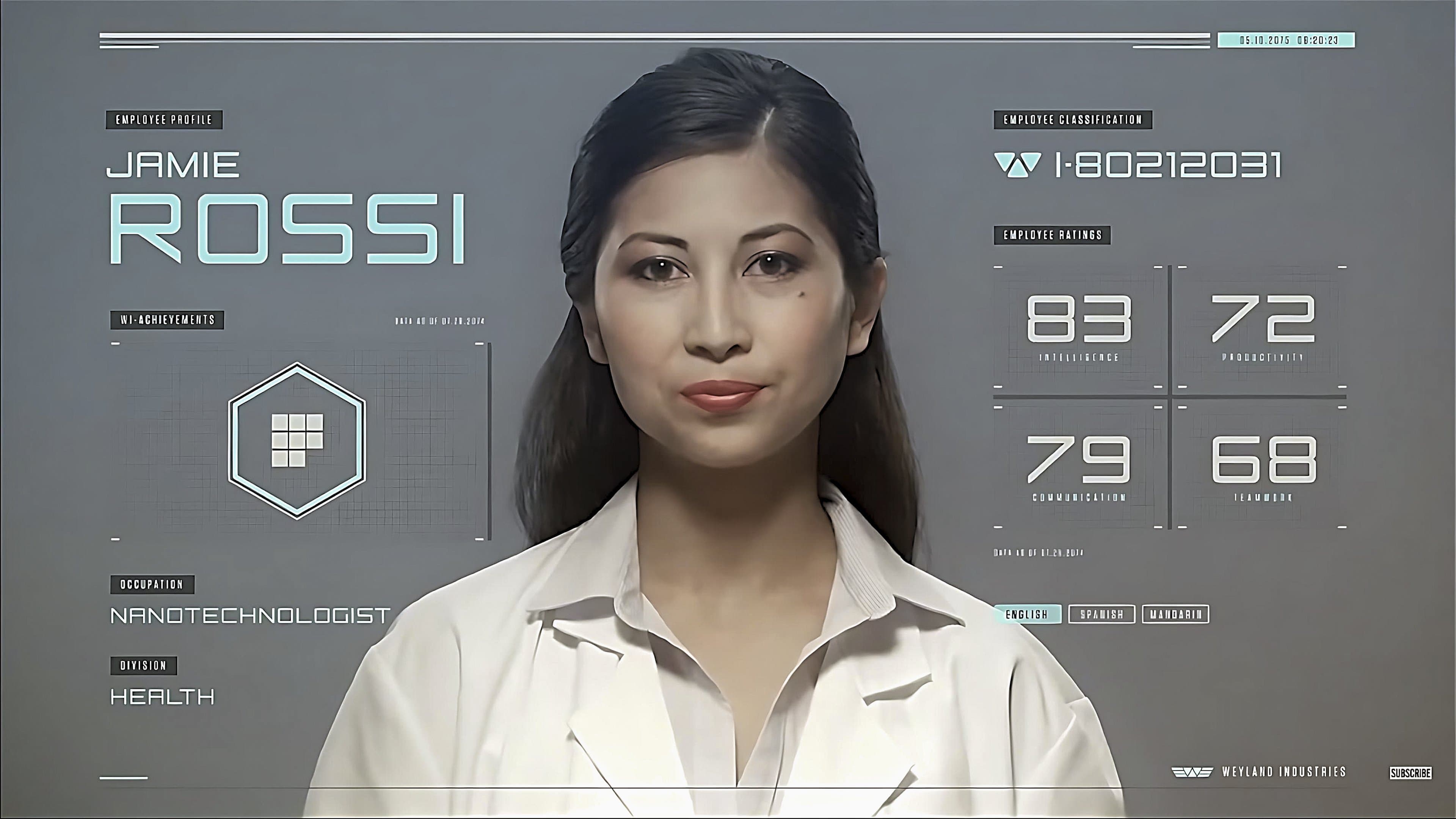 Prometheus: Weyland Industries Testimonial